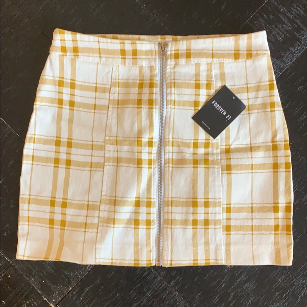 Plaid Mini Skirt❤️